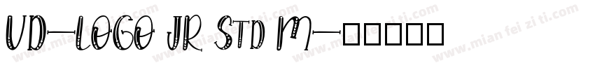 VD-LOGO JR Std M字体转换